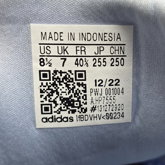 Adidas Run Falcon Women's 3.0 Athletic Shoes Blue White Size 8.5 Pre-owned - Picture 4 of 10